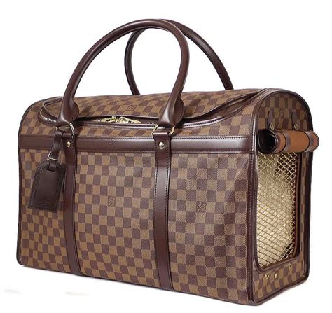 louis vuitton dog carrier review|louis vuitton dog collar large.